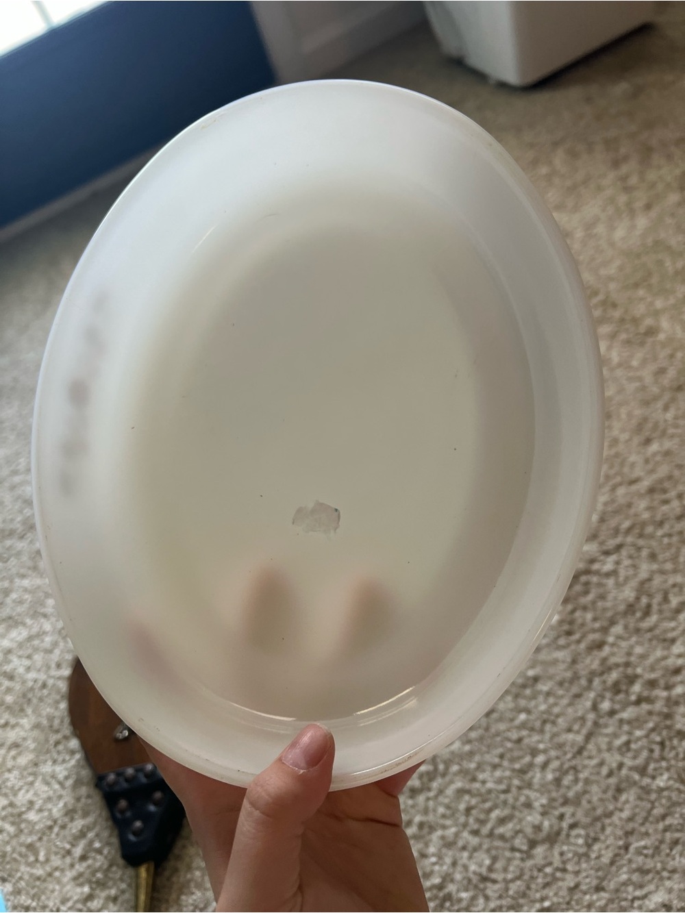 Pyrex White Milk Glass Oval Dish
